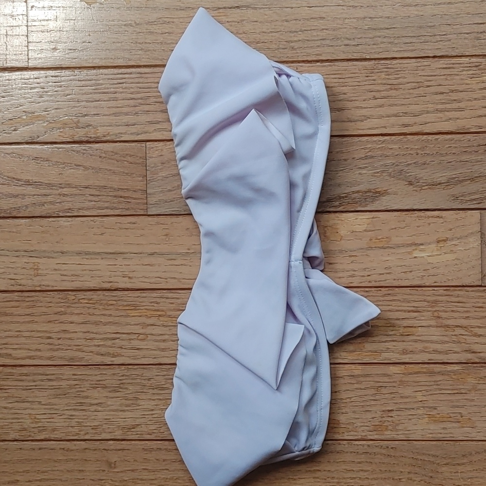 Lavender Ruffle Bikini Top